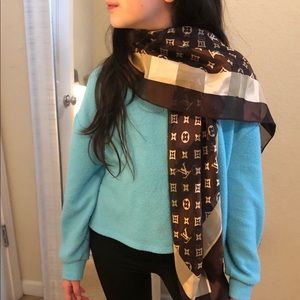 Vintage Louis Vuitton monogram scarf $145